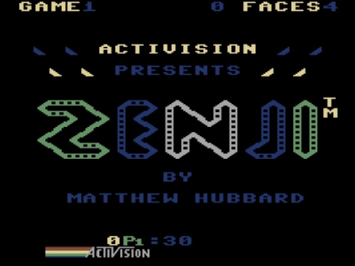 Title Screen of Zenji for Commodore 64